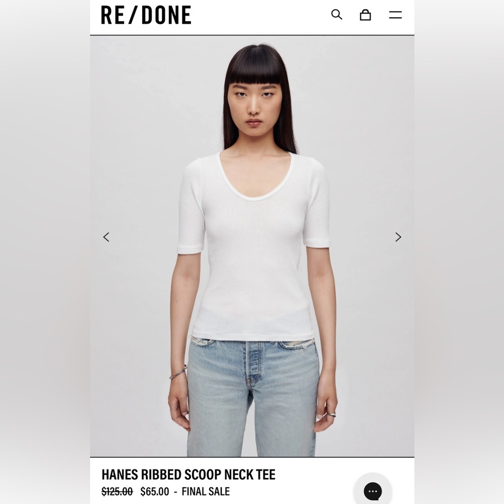 RE / DONE TEE NWT